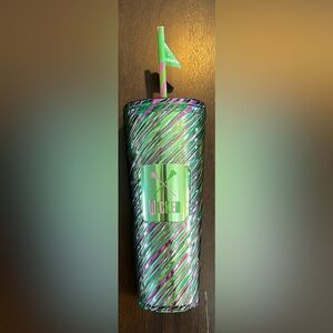 STARBUCKS X WICKED X TARGET PINK & GREEN SWIRL COLD CUP TUMBLER 24oz